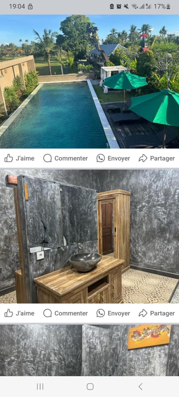 Gangga Blessta Hotel Убуд Экстерьер фото